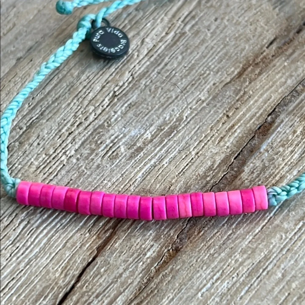 Pura Vida Bracelet Bundle Parrot Toucan Bird Shell Bead Pearl Pink Rare Gold - Picture 6 of 8